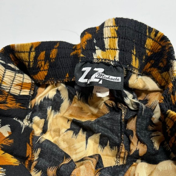 Vintage 80s/90s Elastic Waist High Rise Printed Shorts - Picture 12 of 12